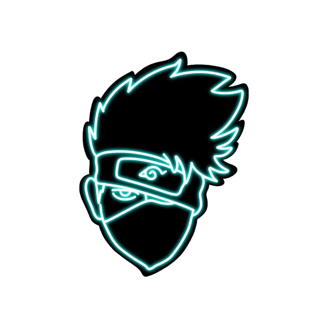 Neon Kakashi Sticker